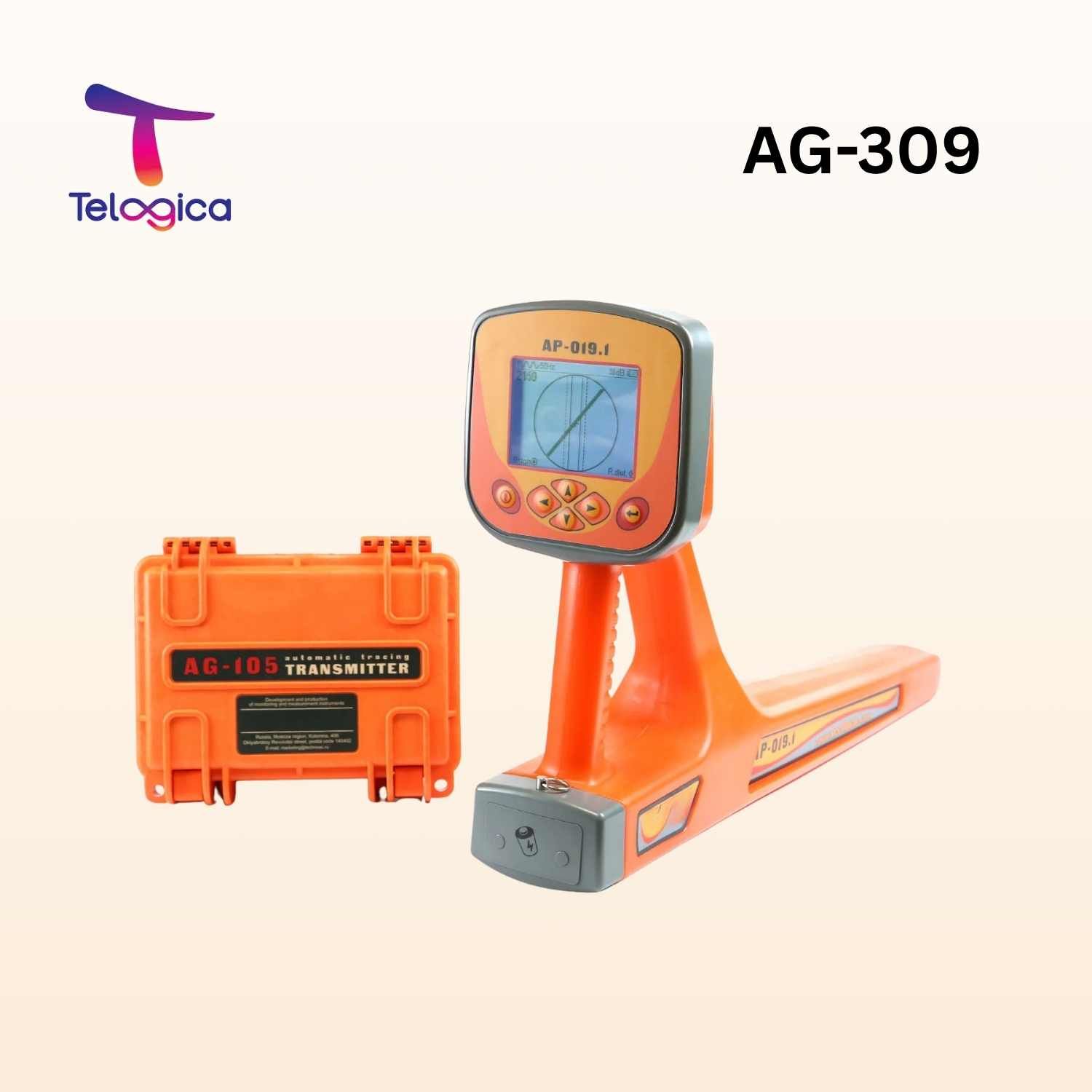Cable & Pipe Locator Model: AG-309 – High-Precision Utility Location System (Telogica)